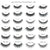 11# High quality clear invisible band lashes 3D faux mink eyelashes