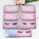 11# High quality clear invisible band lashes 3D faux mink eyelashes