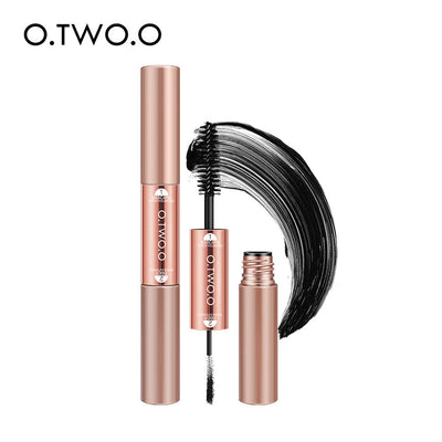 O.TWO.O Makeup Voluminous Fiber Lasting Fast Dry Curling Fluffy Lashes Double Heads Private Label Silk Fiber Extension Mascara