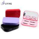 Crazy Hot Selling Private Label 3d Mink Eyelash Storage Packaging Box Custom Cases Synthetic Hair Semi-hand Made Winged