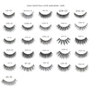 11# High quality clear invisible band lashes 3D faux mink eyelashes