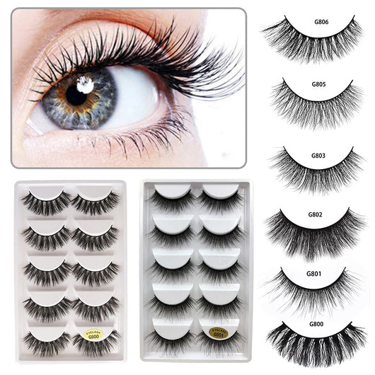 5 Pairs Luxry Thick False Eye Lash