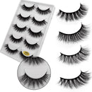 5Pairs 3D Mink Hair False Eyelashes