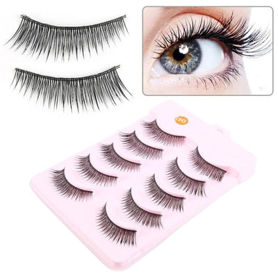 5 Pairs Handmade Black Eyelashes