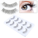 5 Pairs Handmade Black Eyelashes