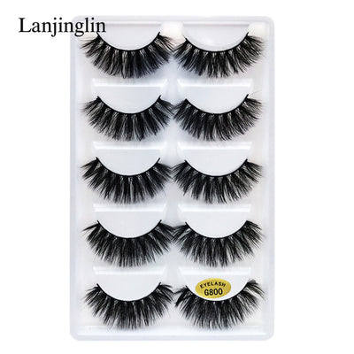 5 Pairs 3D Eyelashes