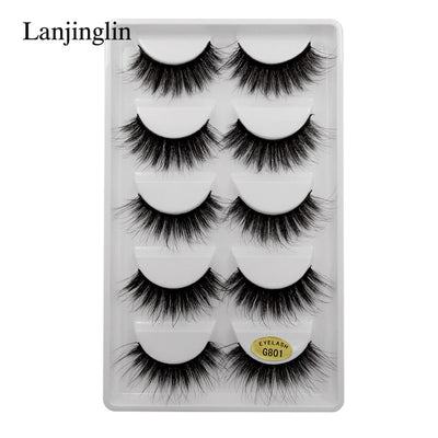 5 Pairs 3D Eyelashes