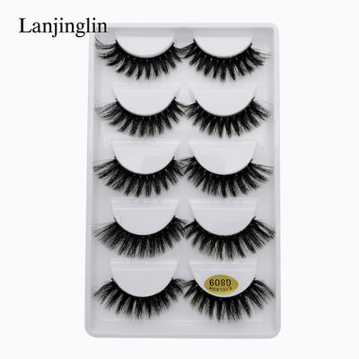 5 Pairs 3D Eyelashes