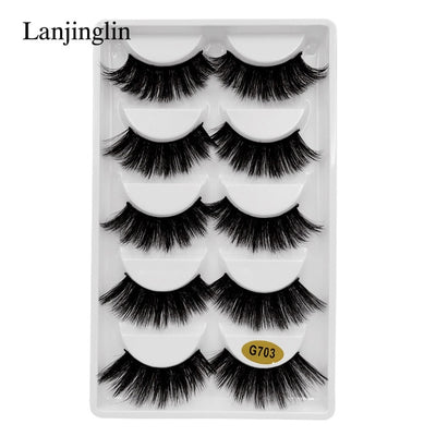 5 Pairs 3D Eyelashes