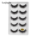 5 Pairs 3D Eyelashes