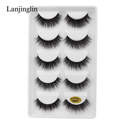 5 Pairs 3D Eyelashes