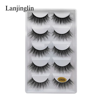 5 Pairs 3D Eyelashes