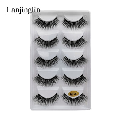 5 Pairs 3D Eyelashes