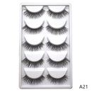 Mink eyelashes 5 pairs