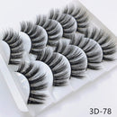 Mink eyelashes 5 pairs