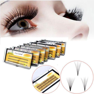 60pcs Makeup Individual EyeLashes